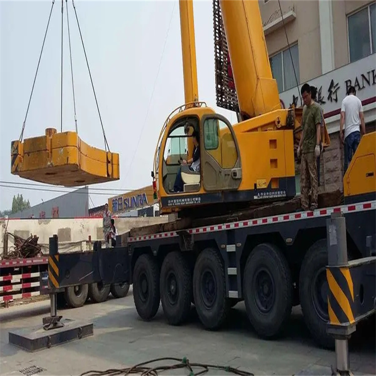 德安县当地吊车出租|机器吊装|75吨|工厂搬迁服务